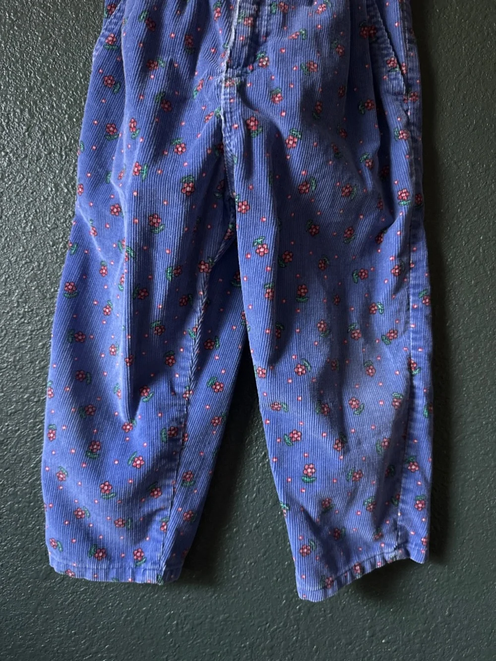 vintage 90s OshKosh B'gosh blue corduroy overalls